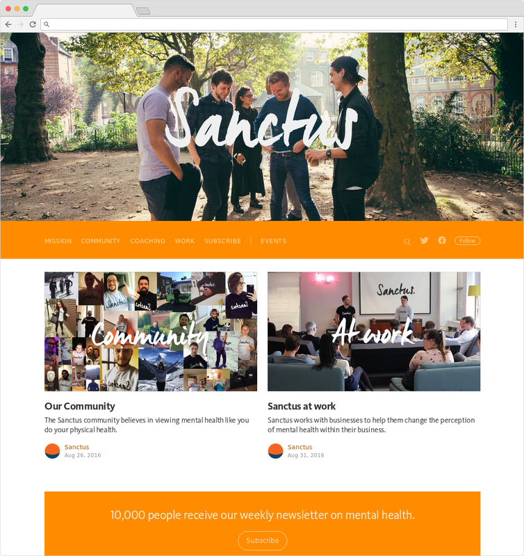Sanctus website