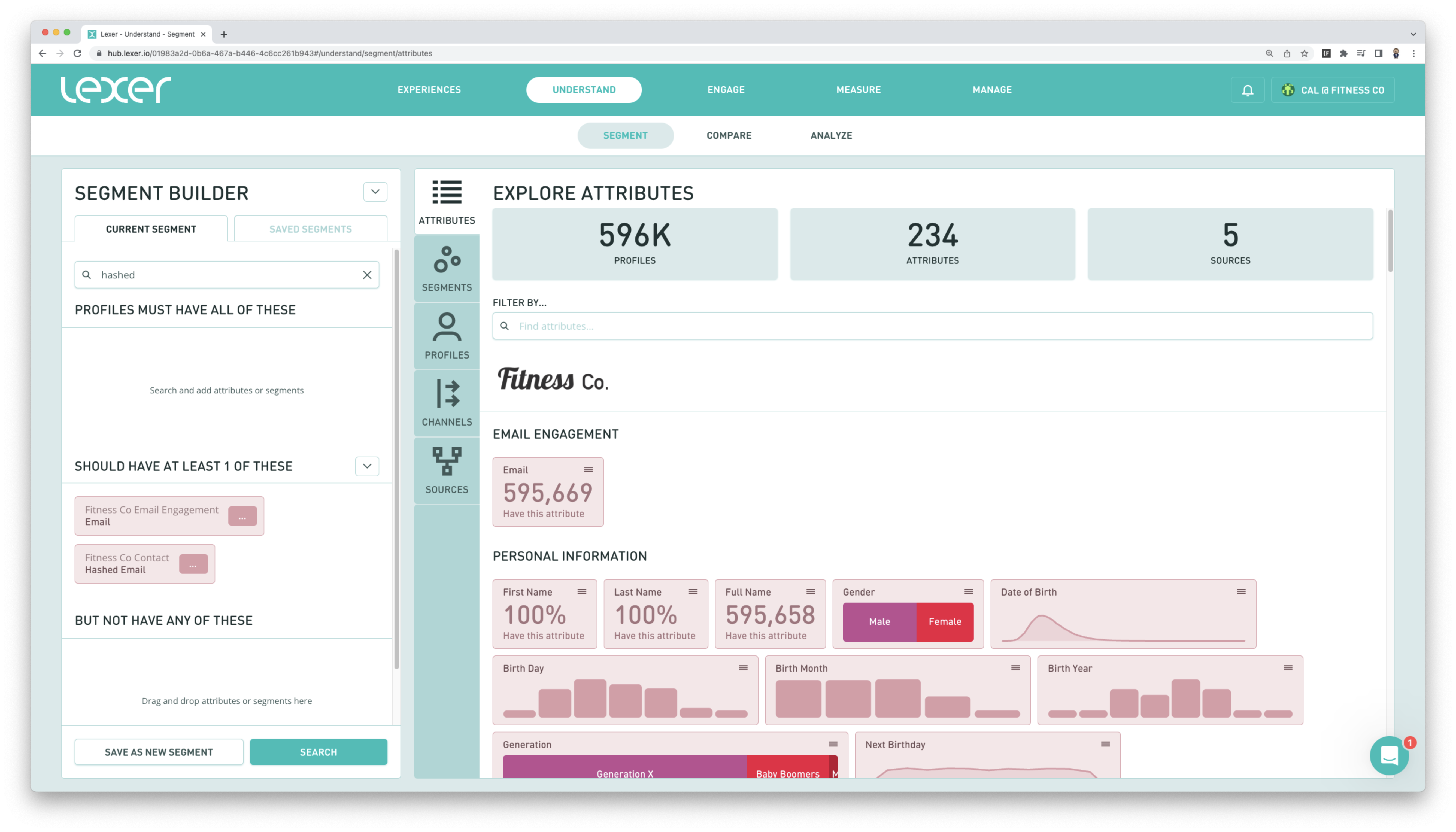 Lexer Attributes > Personal > Hashed Email