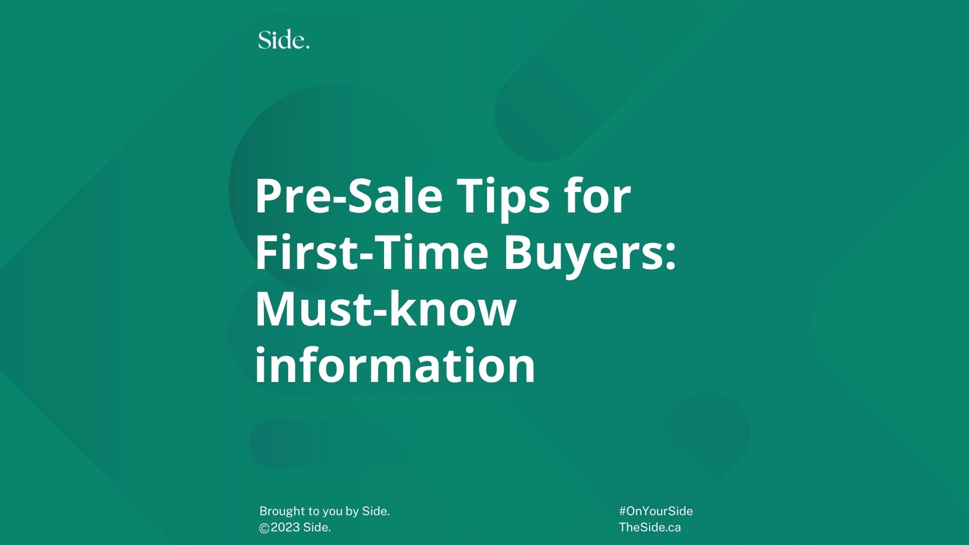 PreSale Home Tips for FirstTime Buyers Mustknow information