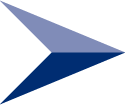 Light and dark blue arrow pointing right