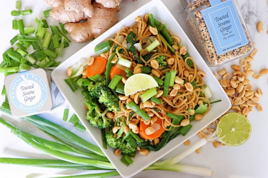 Stir Fry Noodles with Peanut Sauce Victoria Gourmet