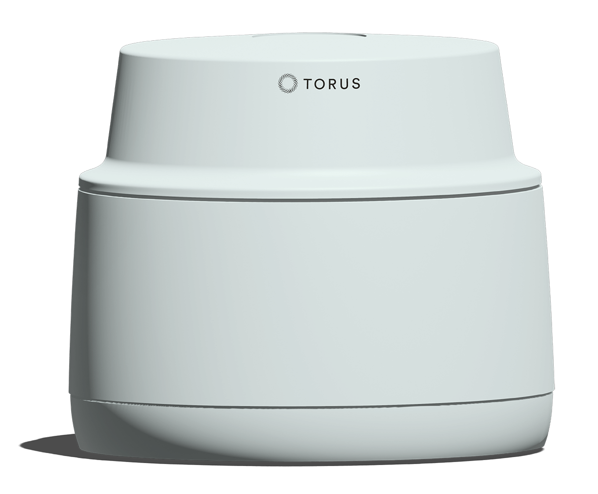 A photo of a Torus flywheel battery generator.