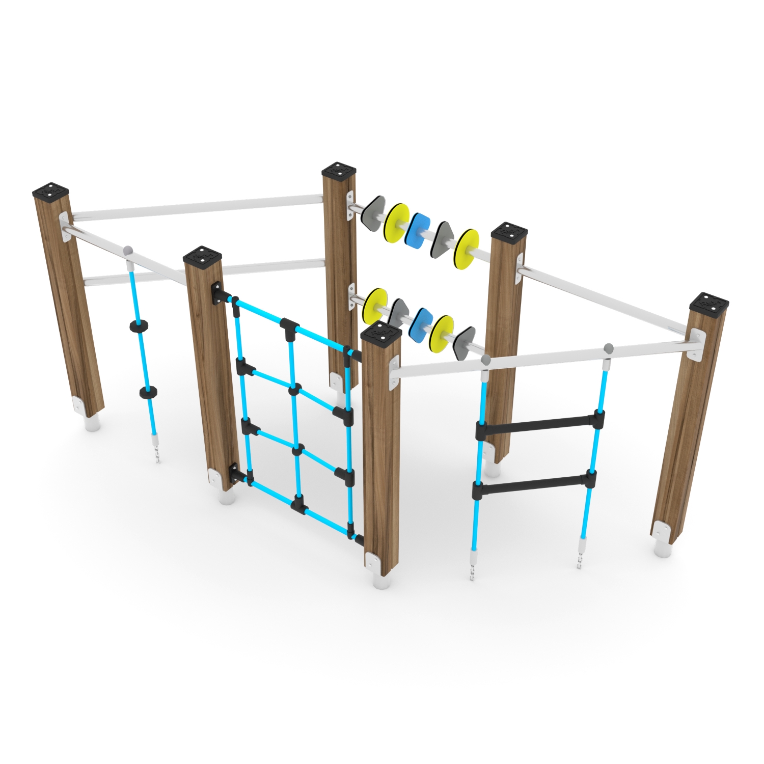 Small Wooden Climbing Structure 1 Morti Sport & Play Equipment