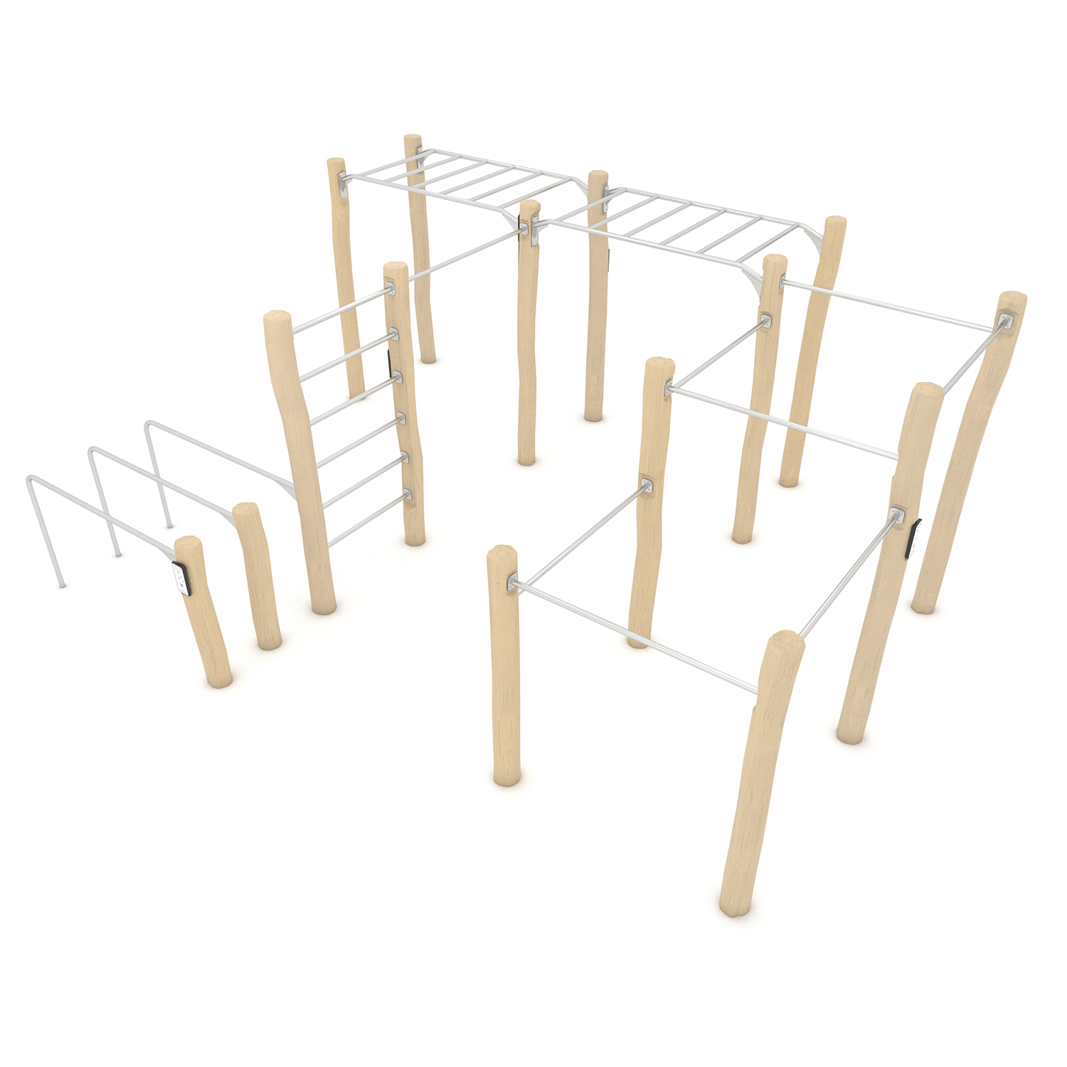 Wooden Fitness Trail Collection 5 Morti Sport & Play Equipment