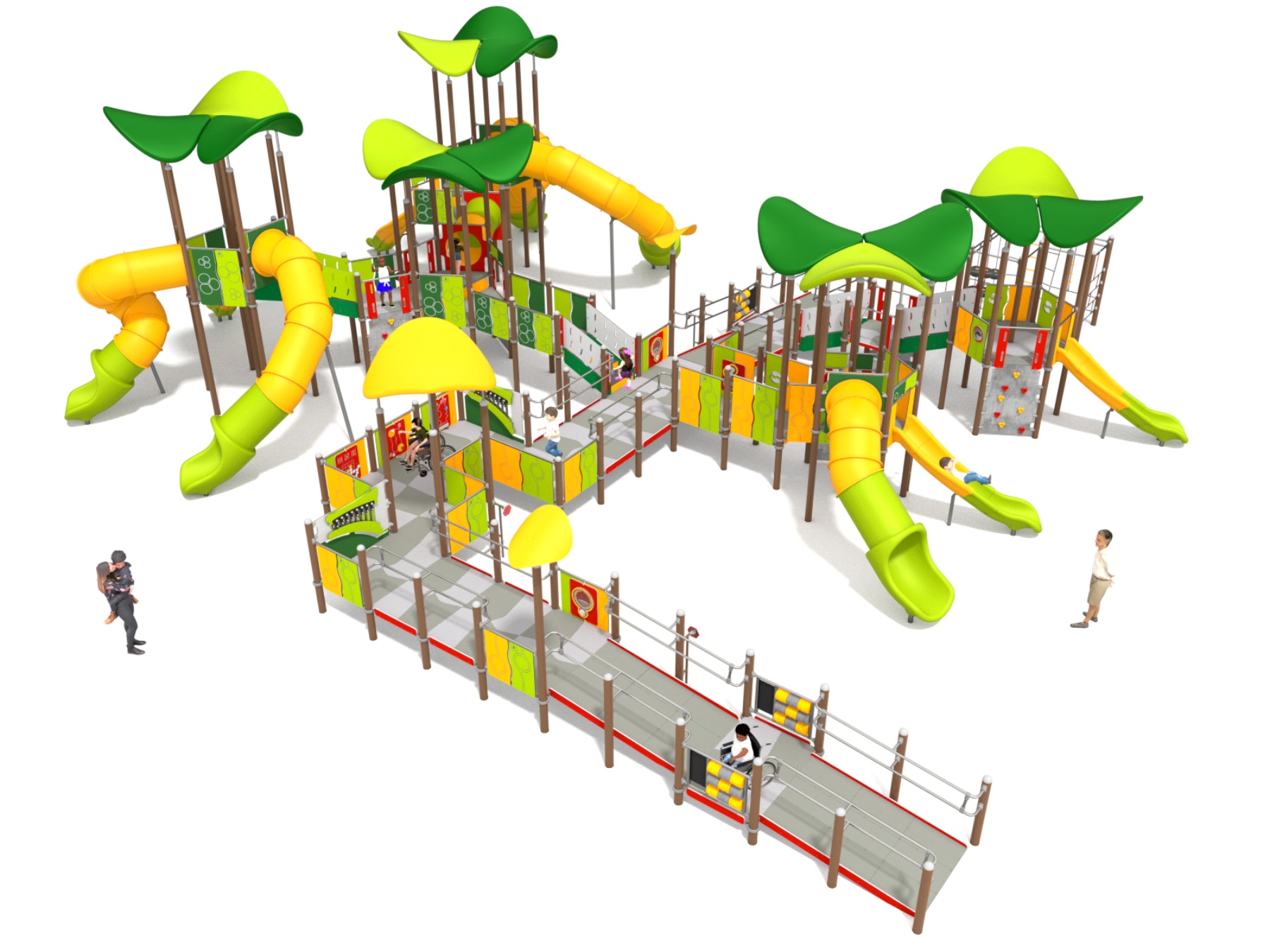 Inclusive Climbing Frame Activity Centre Morti Sport & Play Equipment