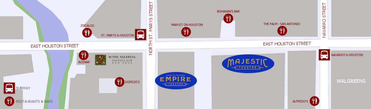 Majestic Empire Theatre map image