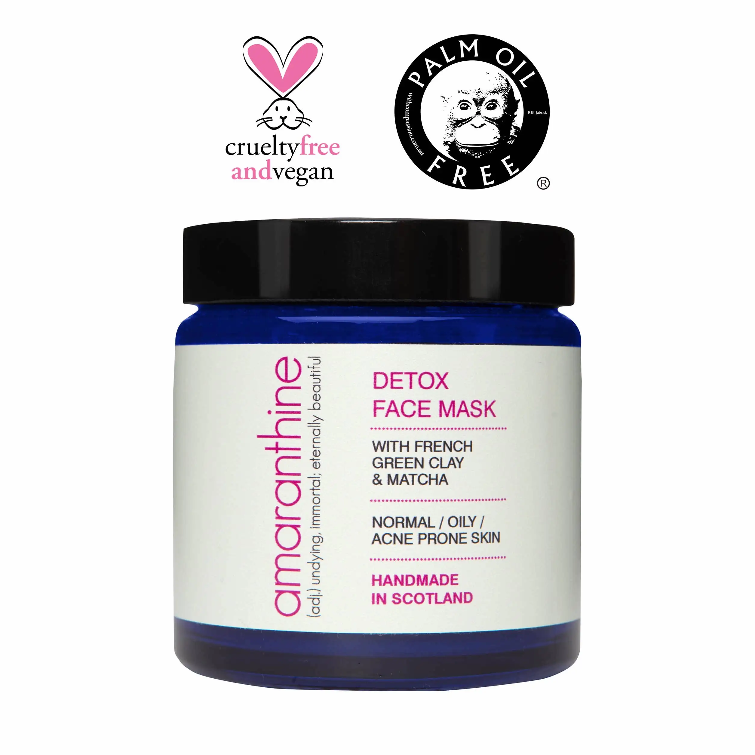 Detox face mask for oily skin