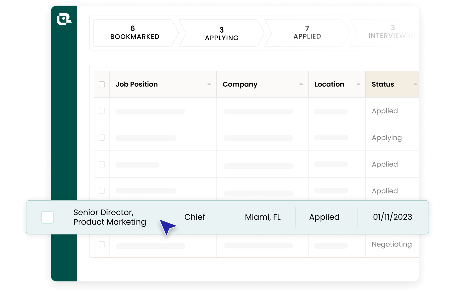 Stop using a spreadsheet to track your job search