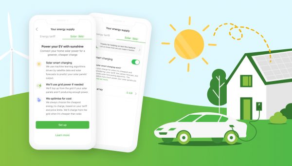 Solar-powered EV charging is here! Announcing Solar Charging