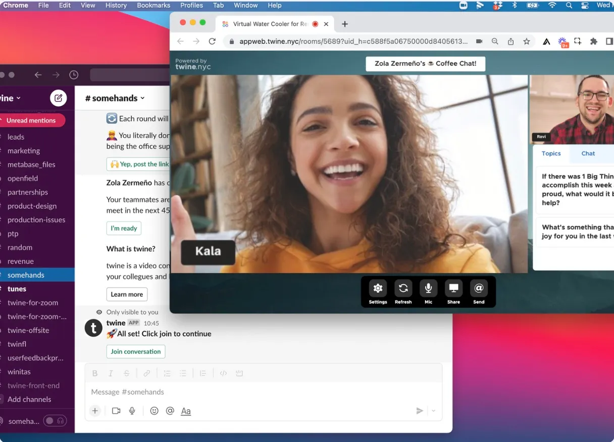 Speed Networking on  and Zoom