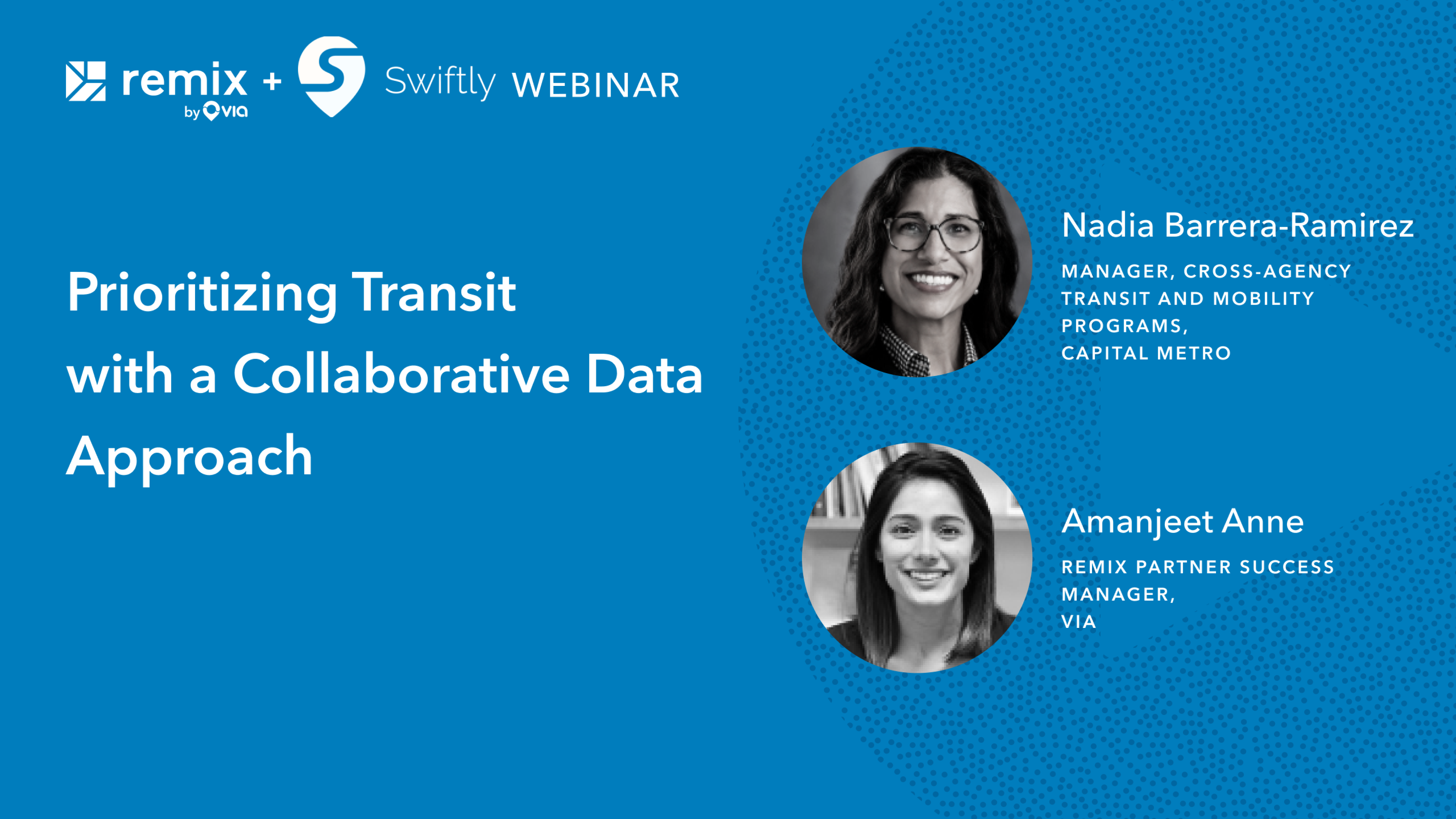 Prioritizing Transit with a Collaborative Data Approach: Webinar Recap