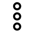Dots Three Outline Vertical Icon