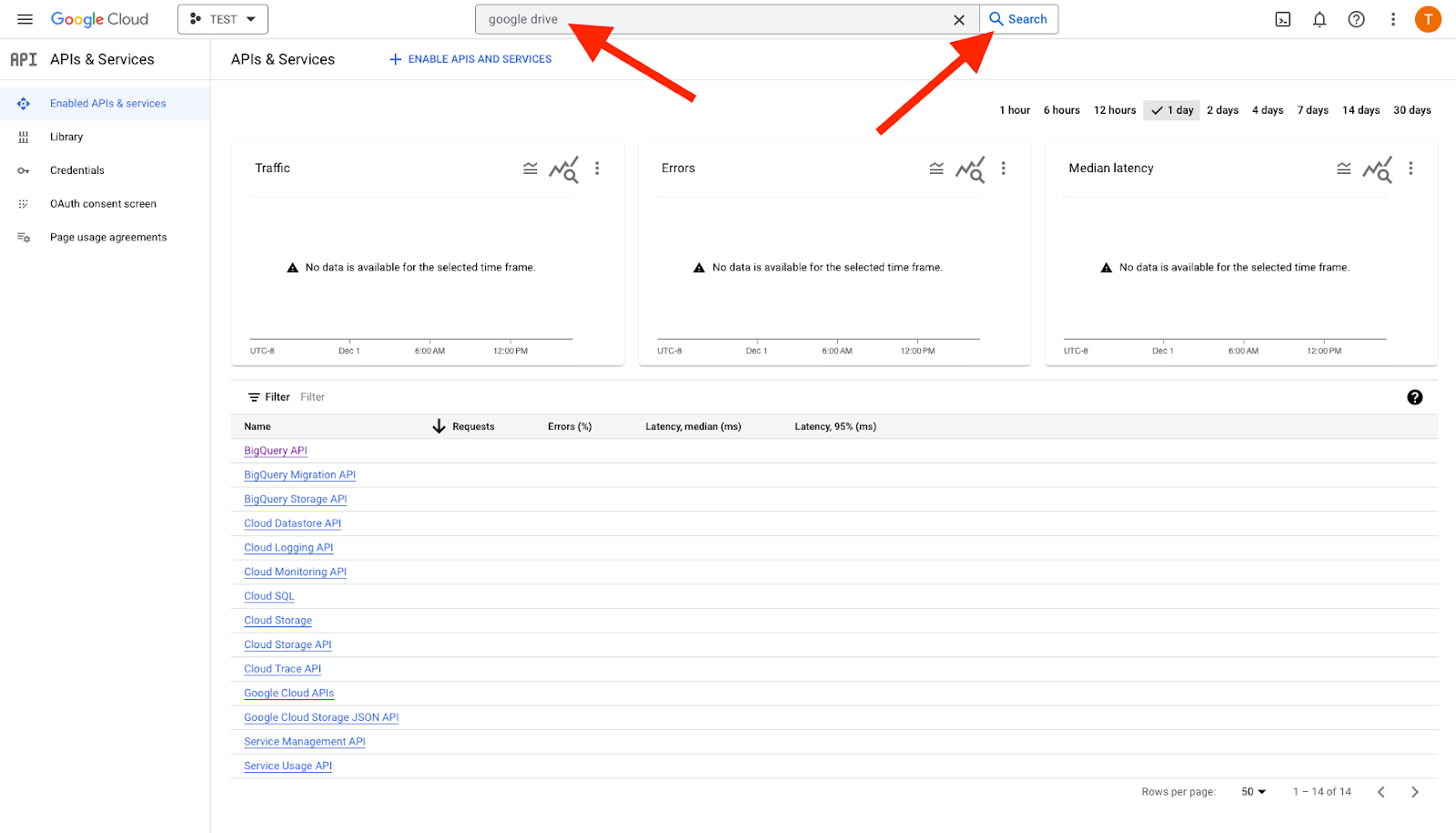 How to access your API key in Google Drive