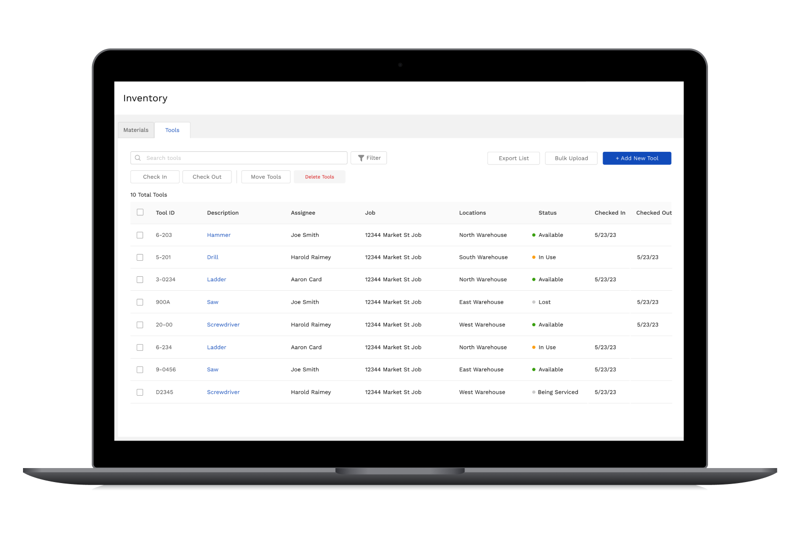 Tool Tracking Kojo Technologies