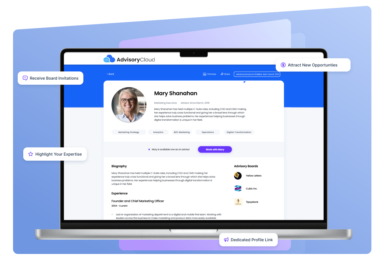 Enhance Your Professional Presence with an Advisor Profile on AdvisoryCloud