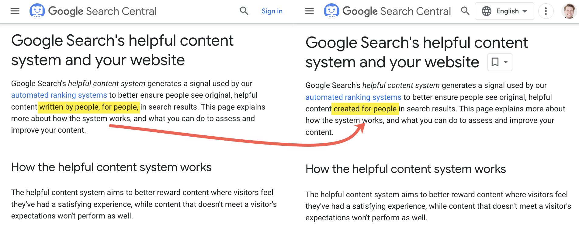 Google's stance on AI content and quality guidelines