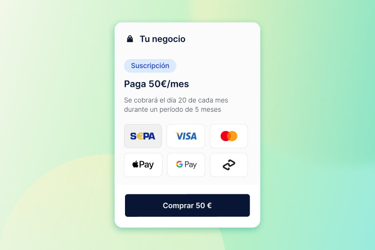 Configurar y modificar métodos de pago Guía Práctica