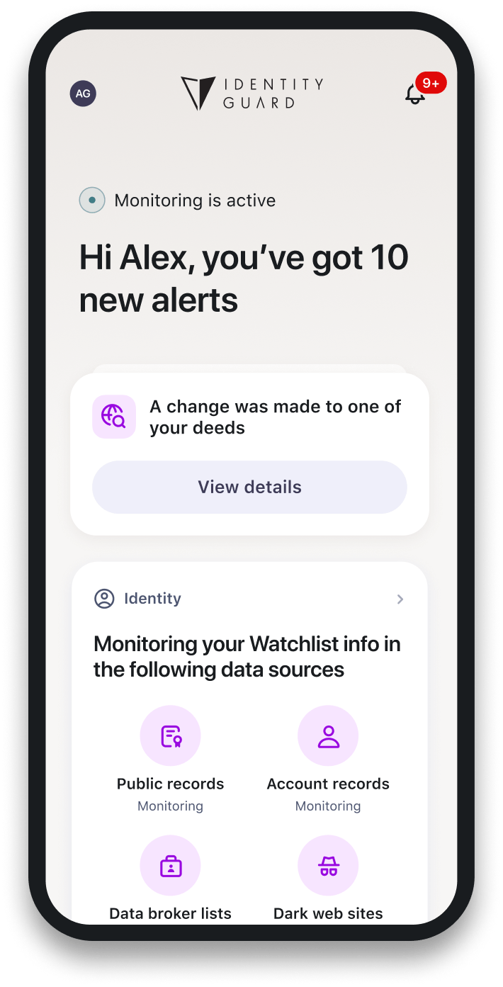 Home Title Monitoring & Title Protection Identity Guard