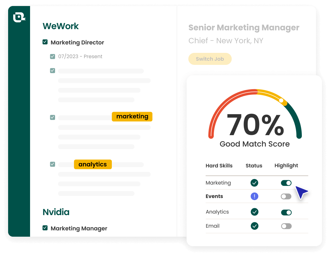Resume Keyword Scanner Analyze Your Keyword Usage Teal