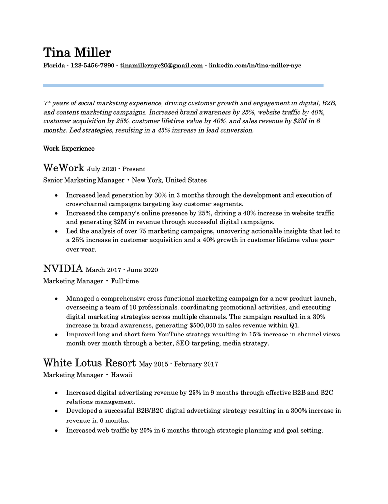 9 Microsoft Word Resume Templates - 65b29cdcdad51d50050030ae Microsoft Word Resume 5 P 800