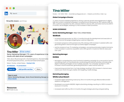 LinkedIn Resume Builder - Create a Resume from Your LinkedIn Profile | Teal