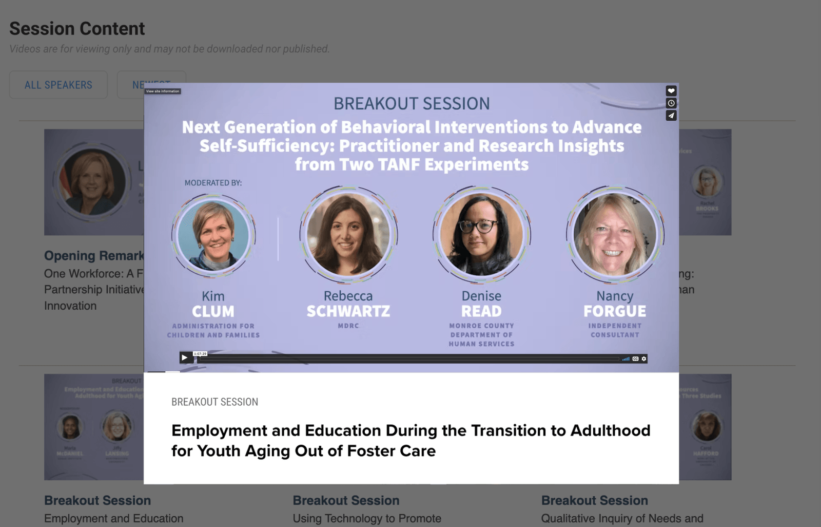 Sessionboard: Next-Gen Speaker and Content Management