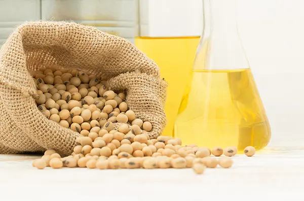 Soybeans and soy oil from soymeal processing