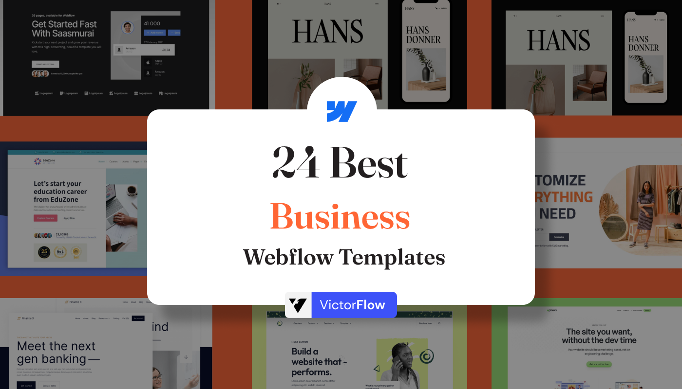 Top 17 Best Webflow Startup Templates Of 2024 – JCDAT