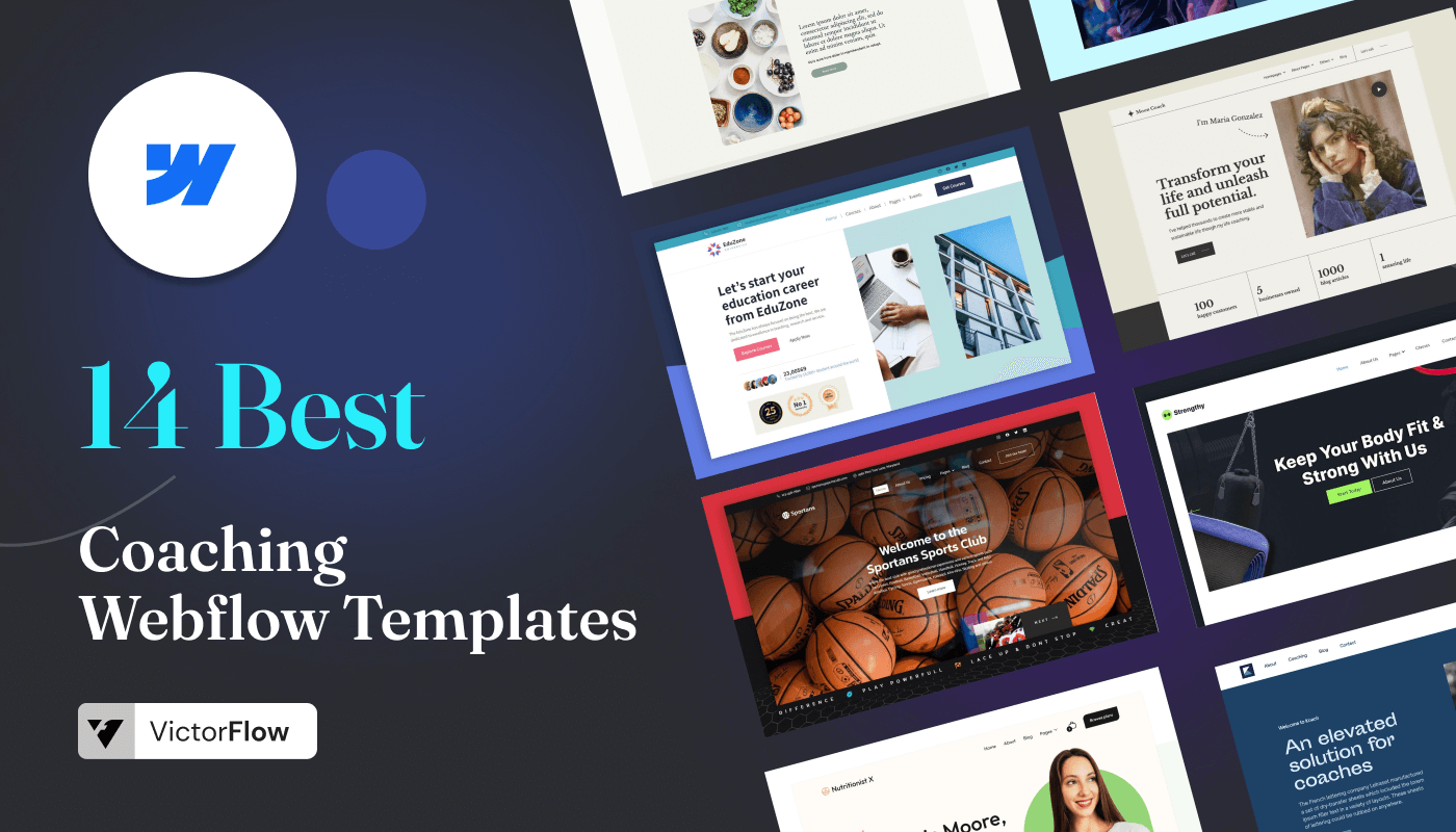 14 Best Coaching Webflow Templates In 2024