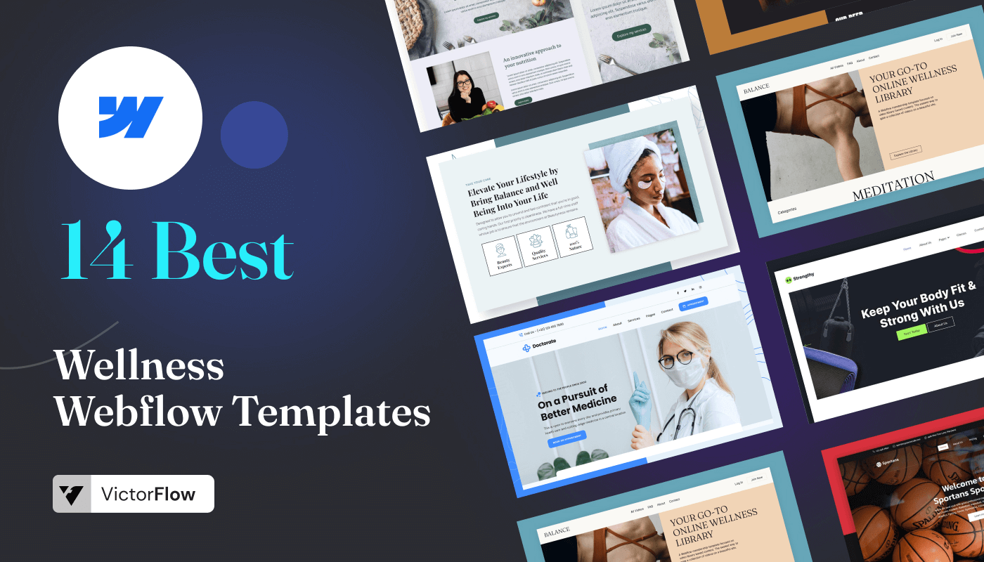 14 Best Wellness Webflow Templates In 2024