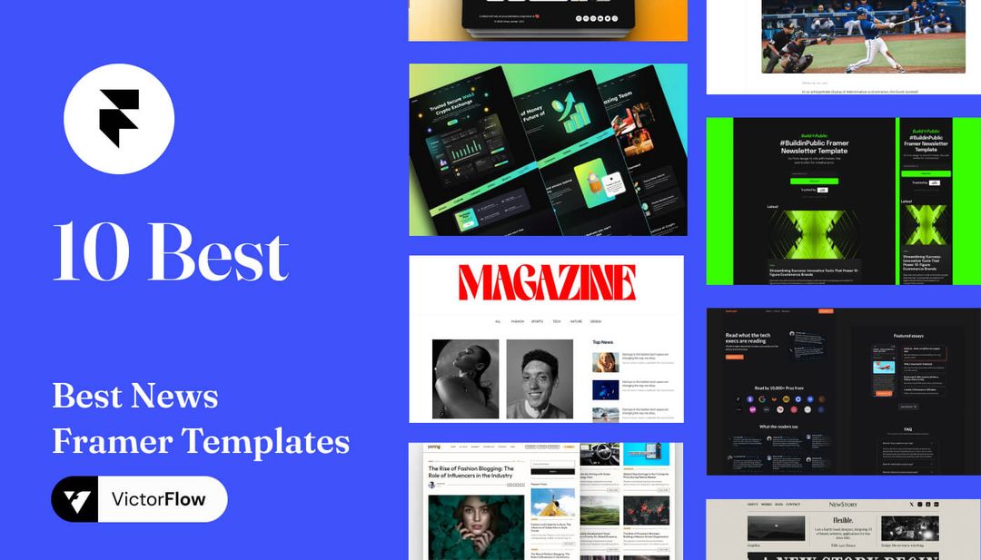 10 Best News Framer Templates in 2024