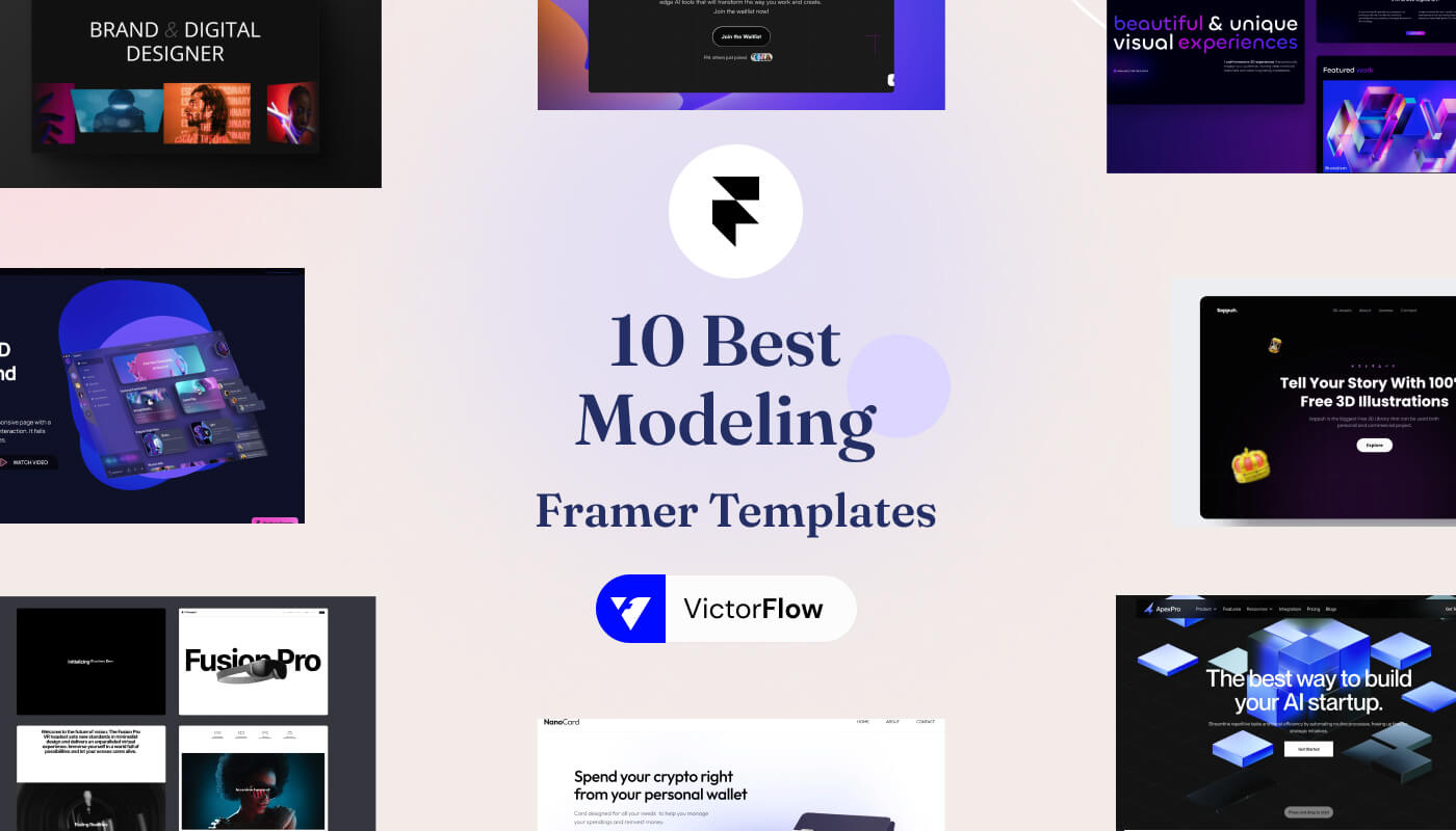 10 Best Modeling Framer Website Templates in 2024