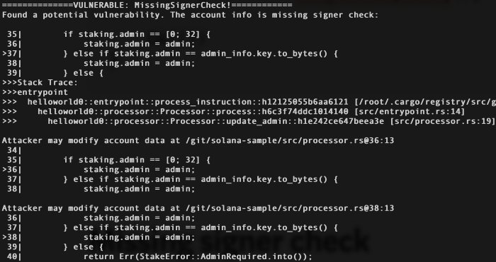 Solana Program Security Vulnerability: Missing Signer Check