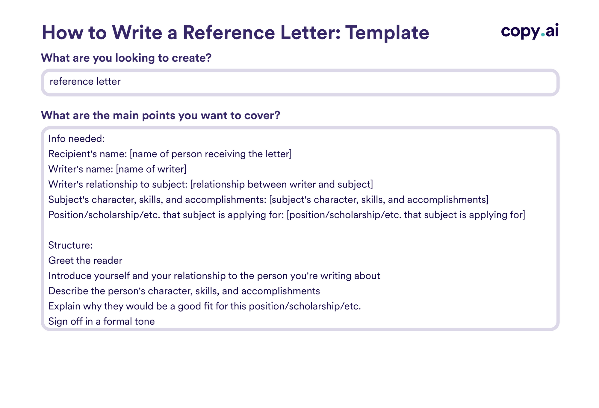 Reference Letter Templates: How To Write & Examples