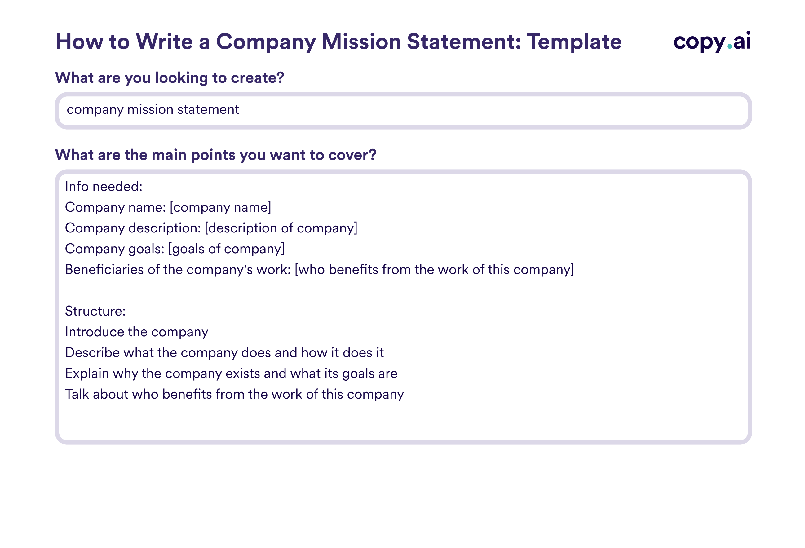 Company Mission Statement Templates | How To Write & Examples