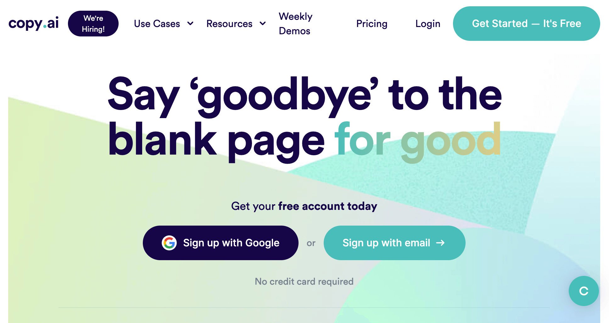 Copy.ai AI Content Creation Productivity