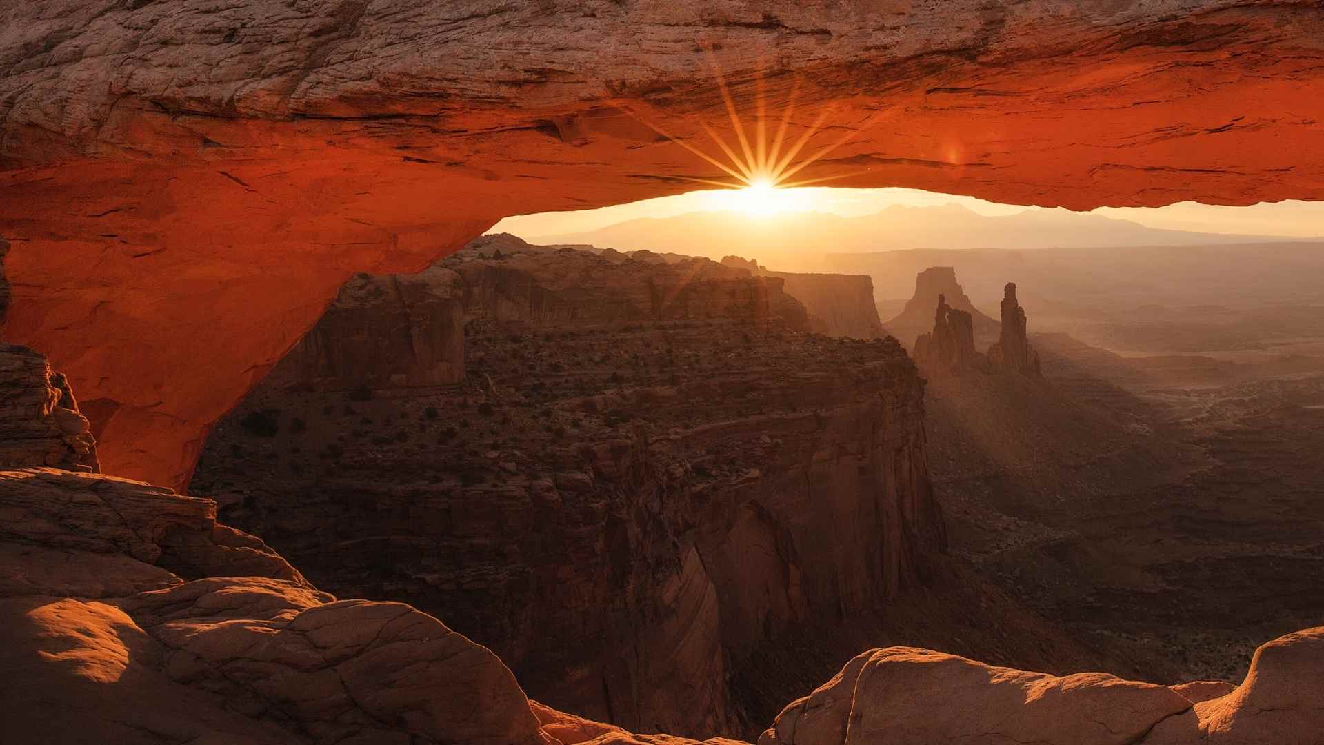 A background image of the Grand Canyon