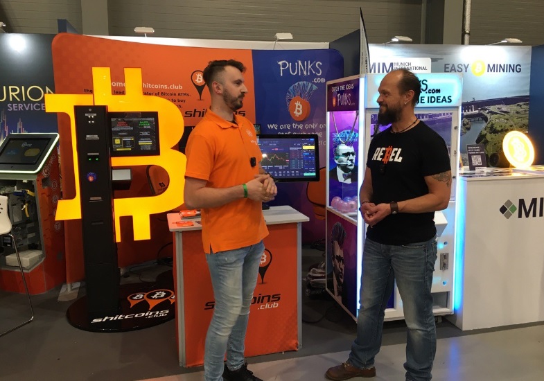 Bitcoin ATM operators attending the Next Block Expo 2023 in Warsaw