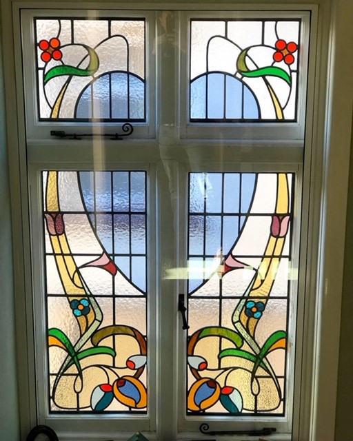 Stained Glass Windows Repair Eldon Road BournemouthManor House Leaded
