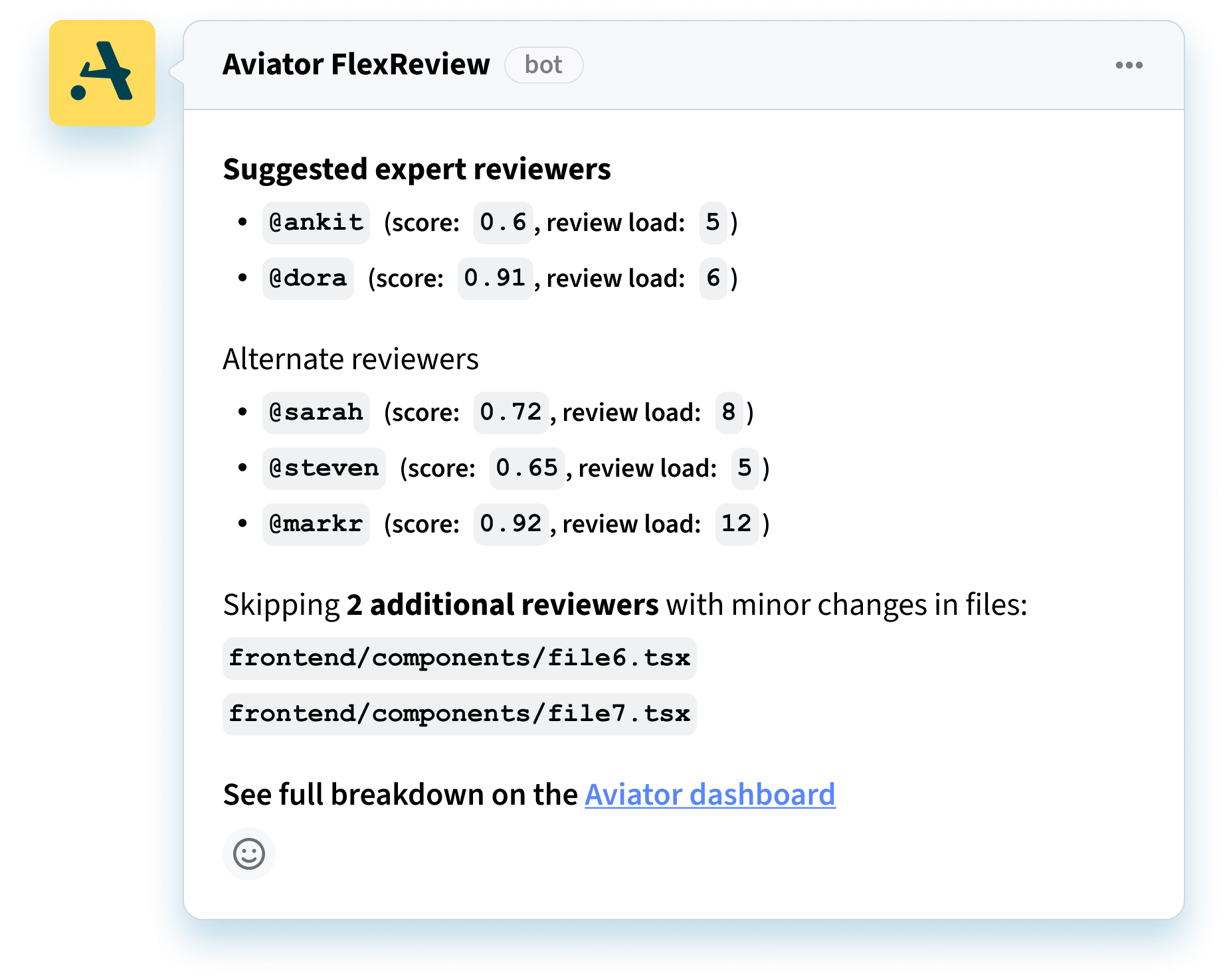 Aviator FlexReview Lightening Fast Code Reviews Aviator FlexReview Lightening Fast Code Reviews