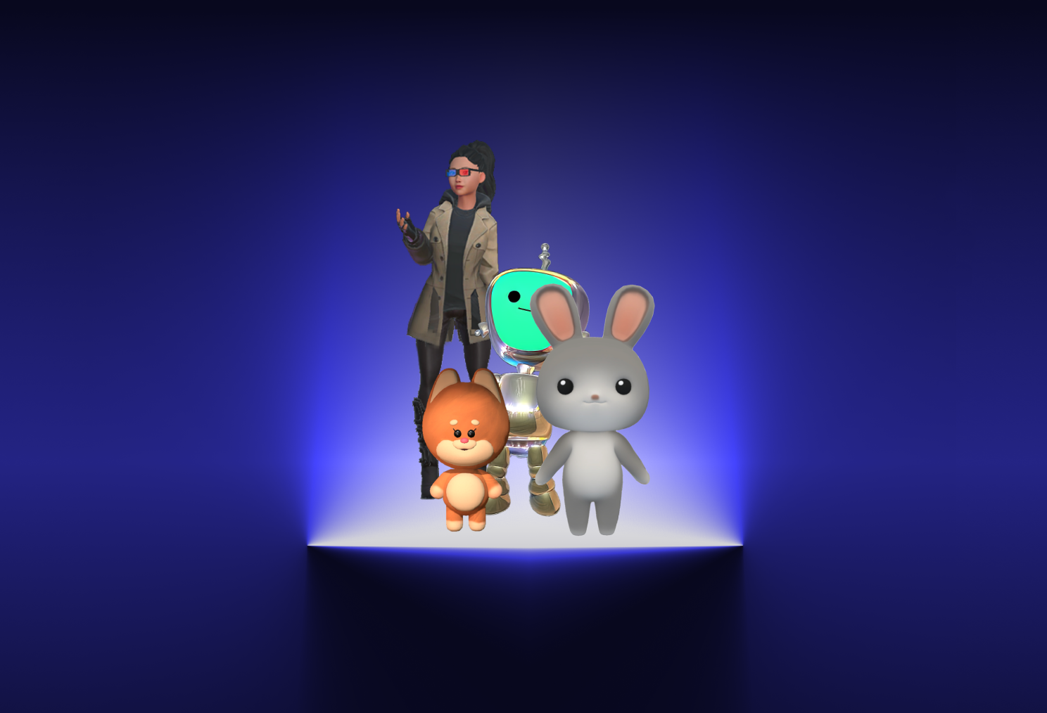 Looking glass liteforms conversational holographic ai characters