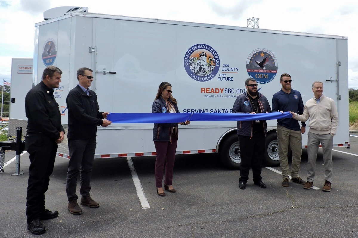 Santa Barbara County Unveils New Nanogrid Emergency Response Trailer