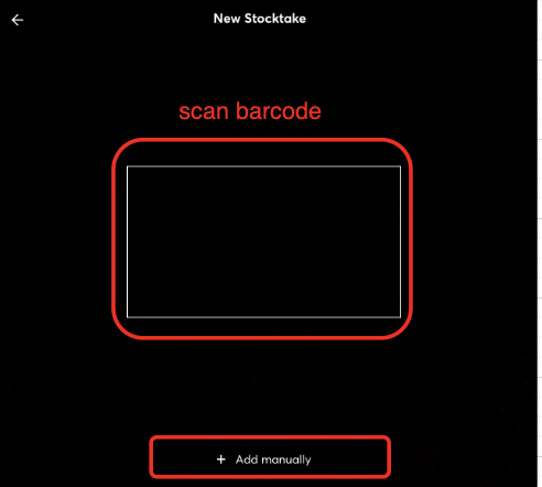 use stock control software to scan stock for inventory