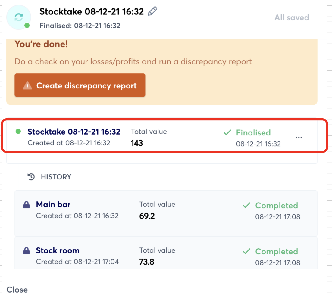 stock control software identifies main count