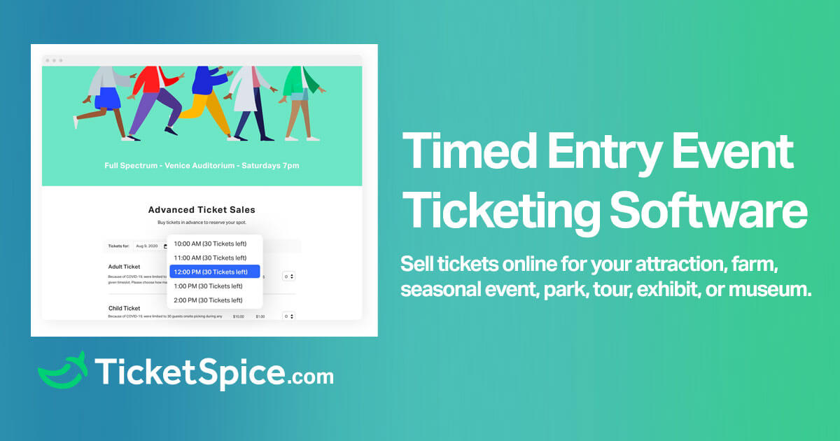 Timed Entry Admission Software for Events | TicketSpice