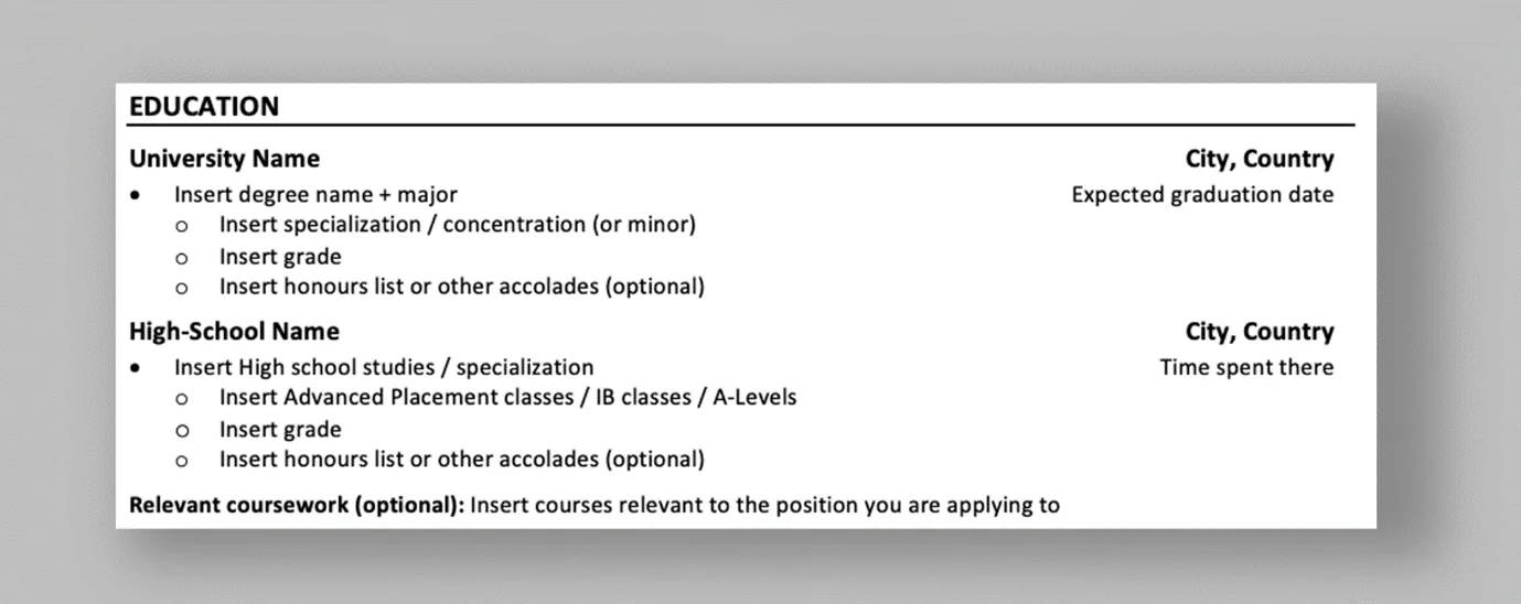 How to Write the Perfect Resume Career Principles