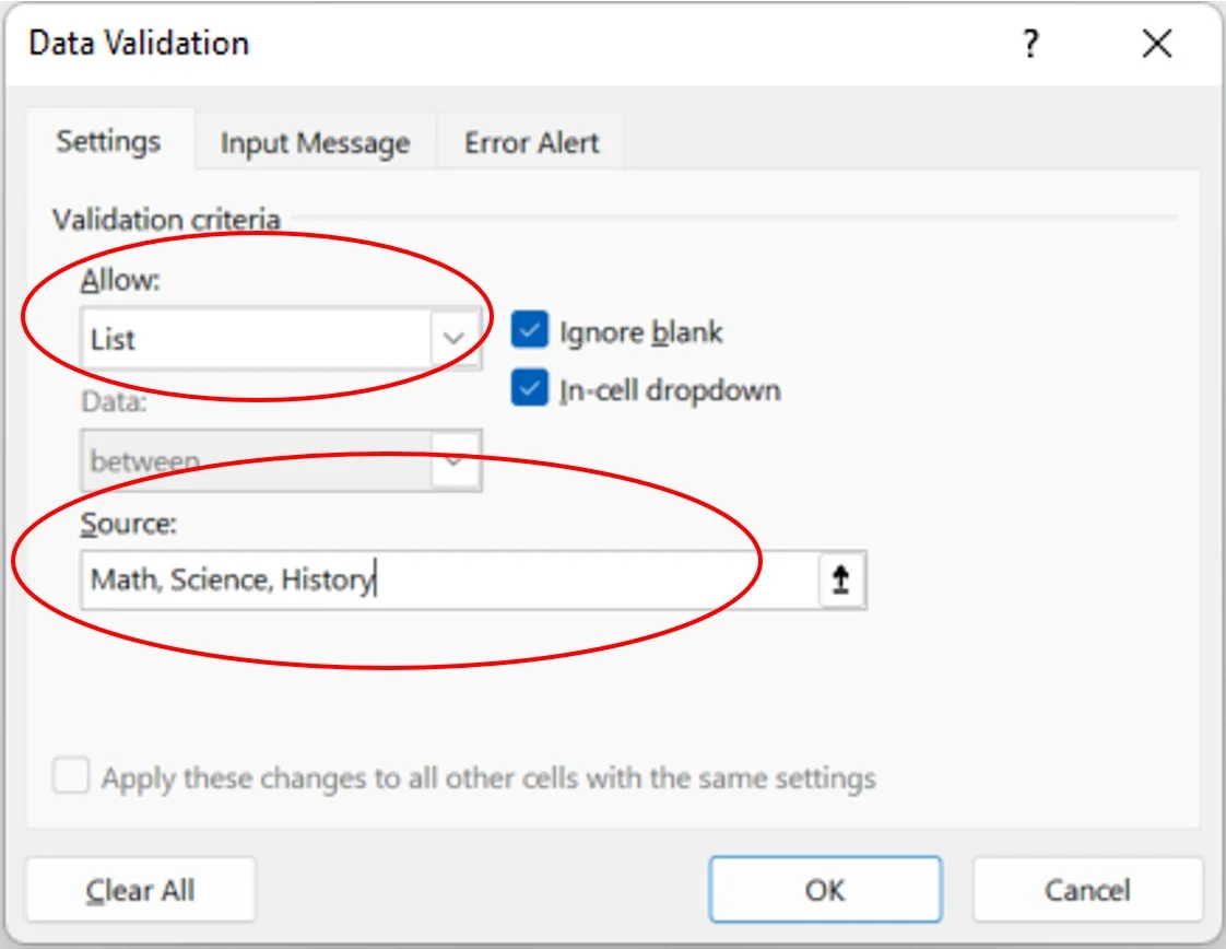 Excel Data Validation (With Examples) | Career Principles