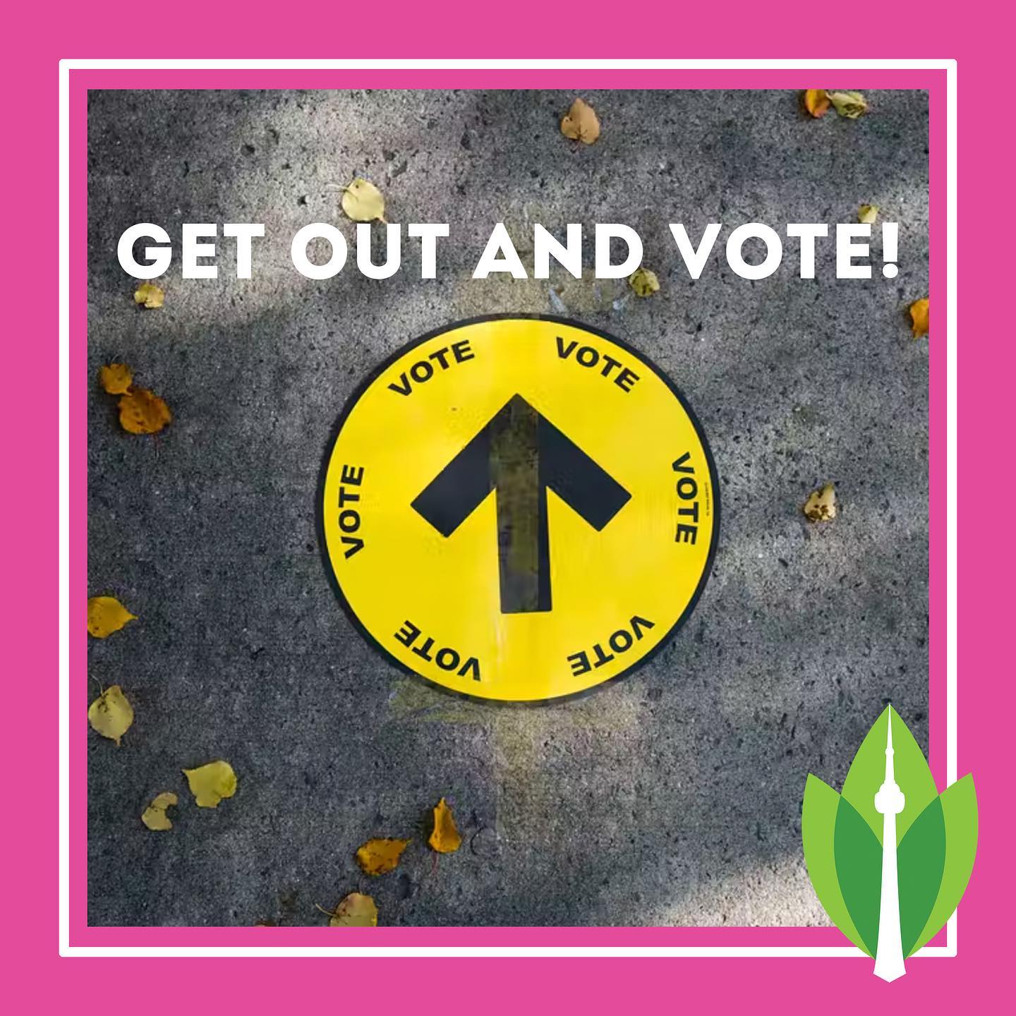 Ontario! Polls are open until 9pm tonight. Go vote! Voting is a great way to create change in our community.