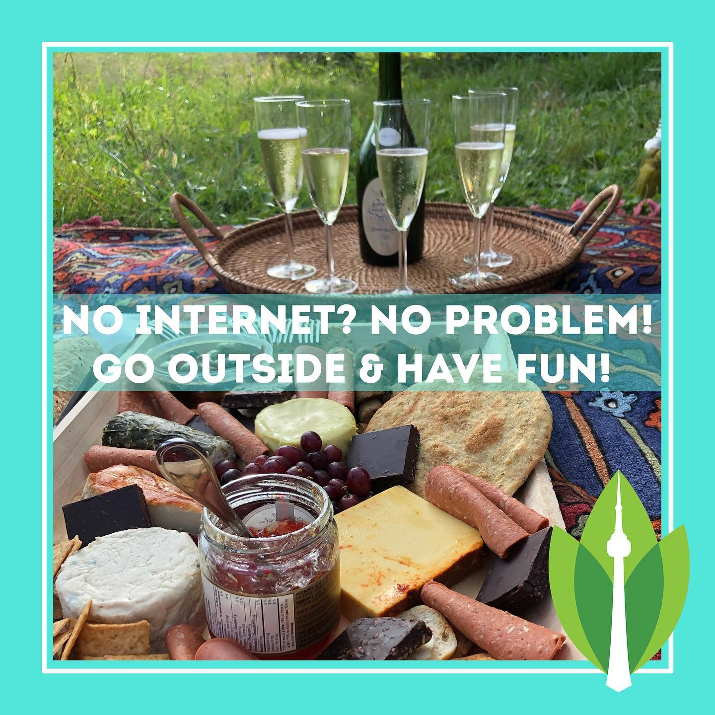 It’s Friday! Whether you have internet or not, it’s a great time to get outside! Have a picnic, make an epic vegan charcuterie board, hit up a farmer’s market, go to the lake! What do you have planned this weekend?