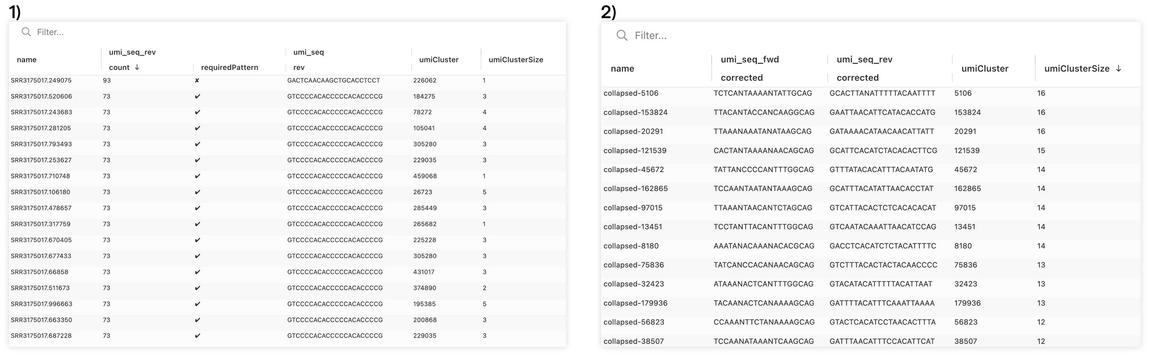 UMI preprocessing, collapsing and PCR error correction bioinformatics tool for antibody and TCR sequencing